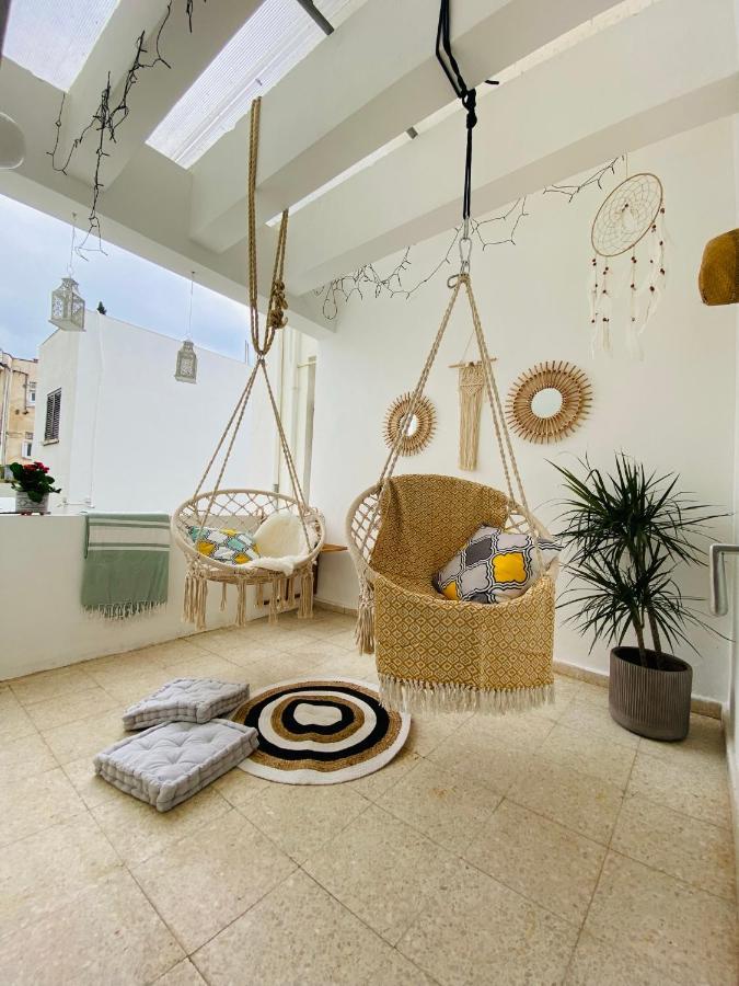 Boho-Chic One Bedroom Flat In Engomi Bagian luar foto