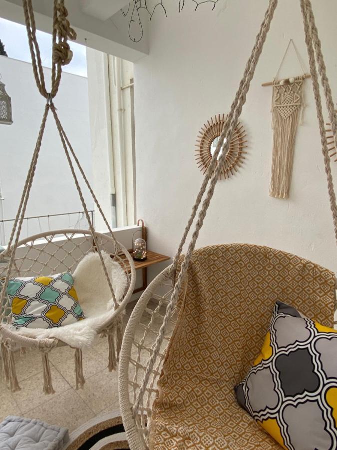 Boho-Chic One Bedroom Flat In Engomi Bagian luar foto